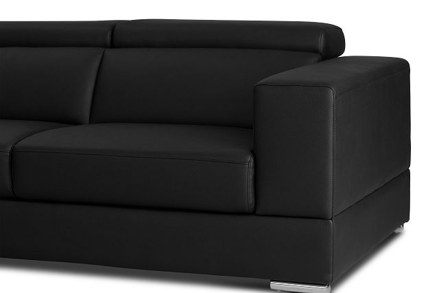 Maxwell Black Micro Large Left Chaise Sectional (7)