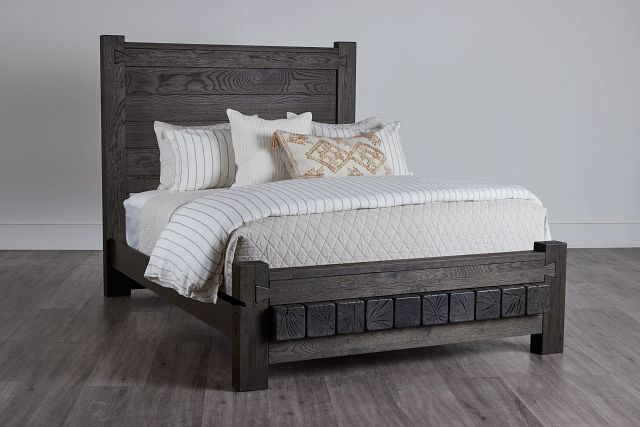 Salt Lake Dark Tone Platform Bed