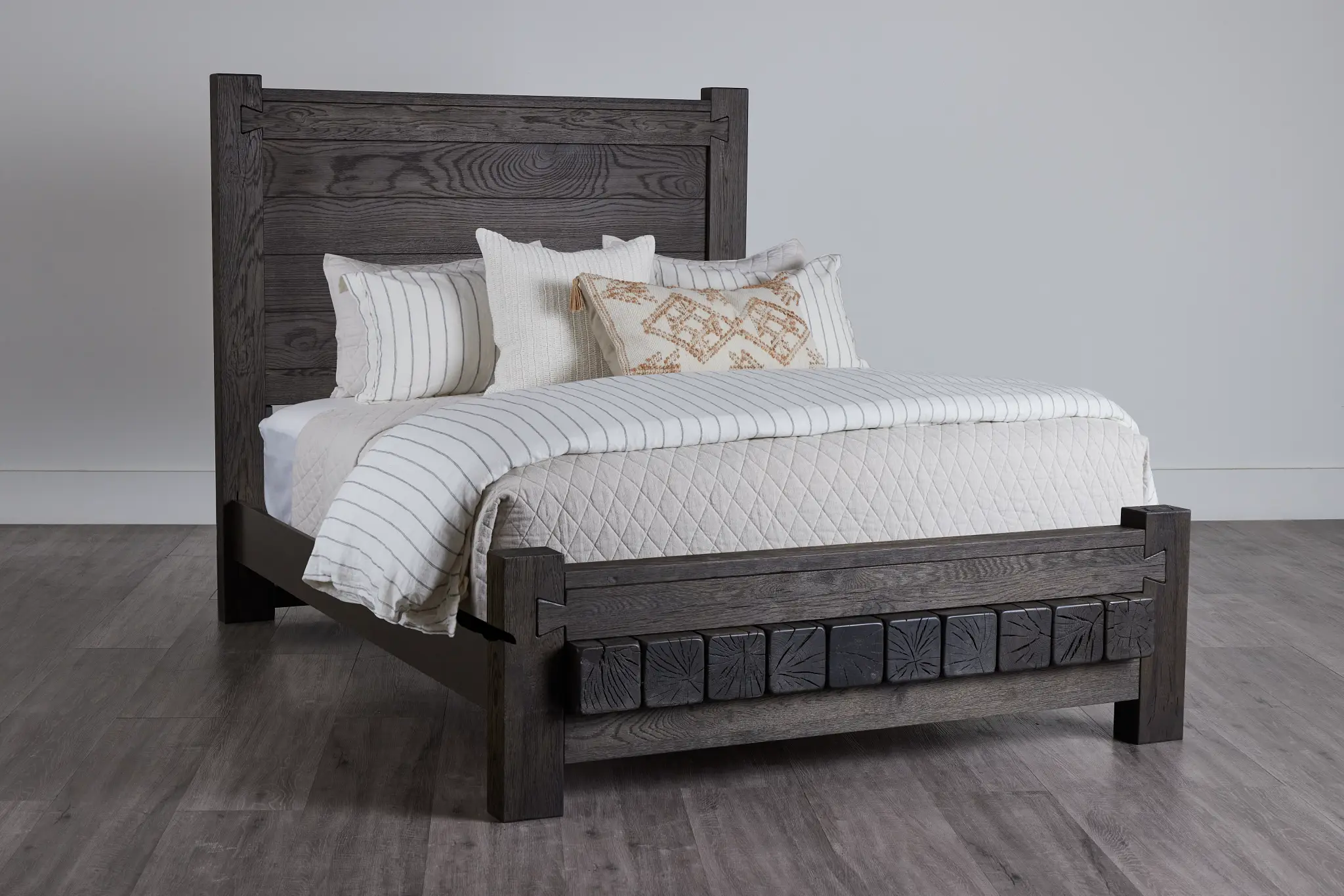 Salt Lake Dark Tone Platform Bed Salt Lake Dark Tone Platform Bed