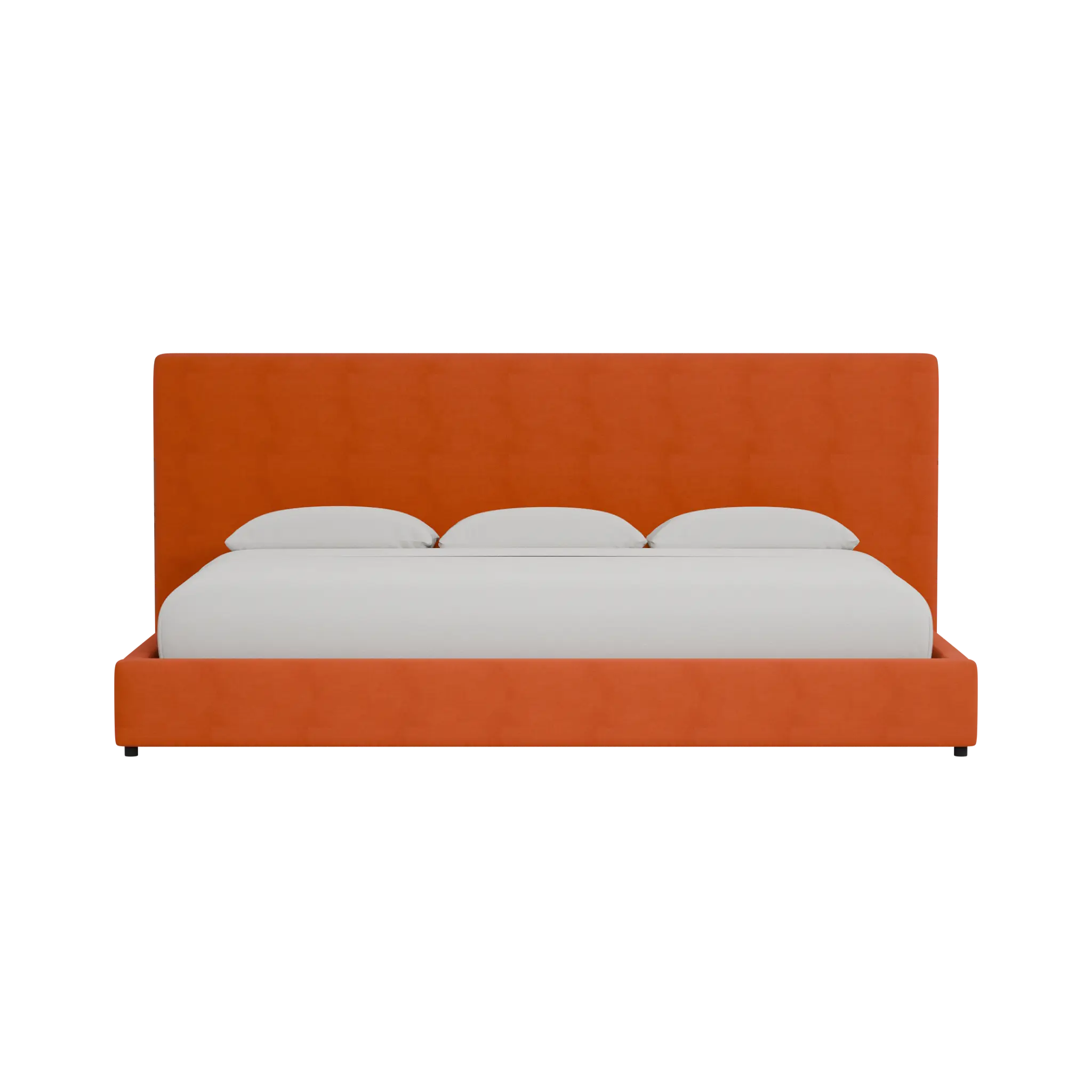 Grayton Joya Orange 54" Upholstered Platform Bed Grayton Joya Orange 54" Upholstered Platform Bed