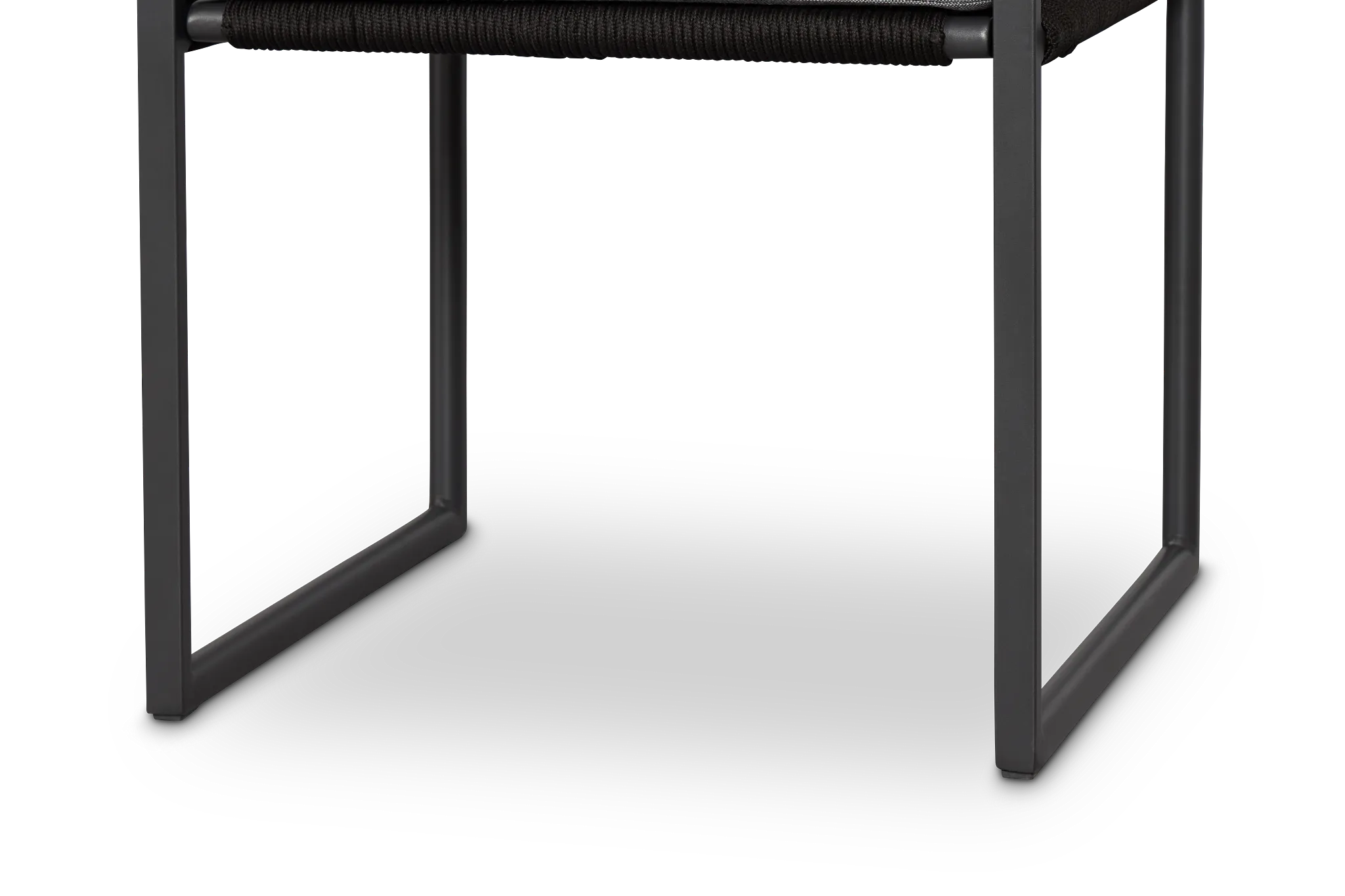 Sunrise Dark Gray Aluminum Arm Chair