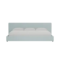 Grayton Elite Light Blue 44" Upholstered Platform Bed