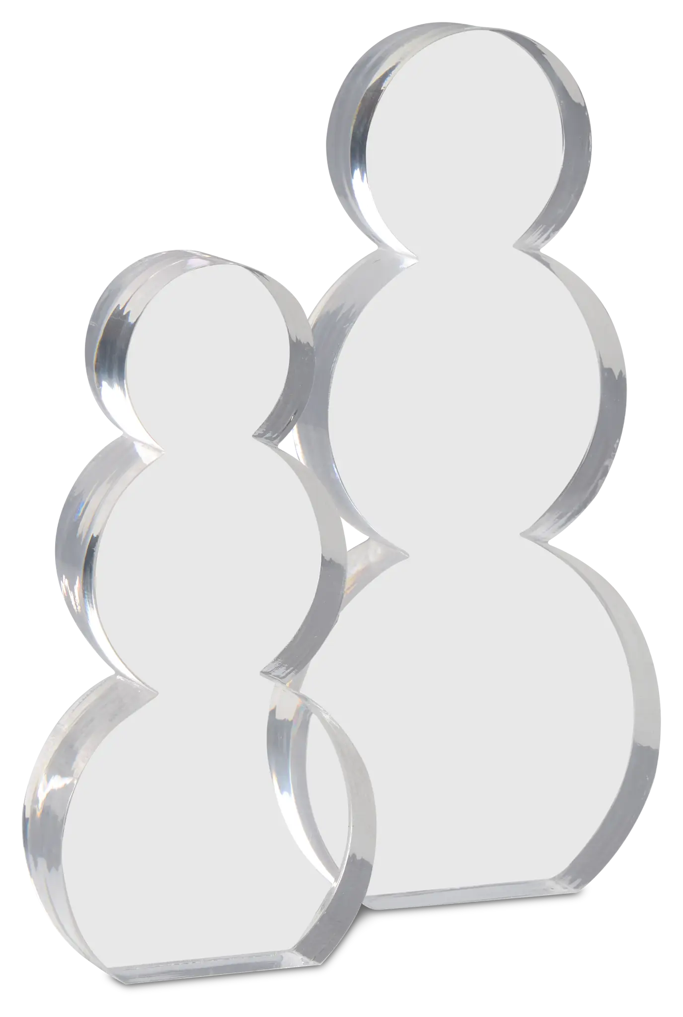 Snowman Clear Large Sculpture Snowman Clear Large Sculpture