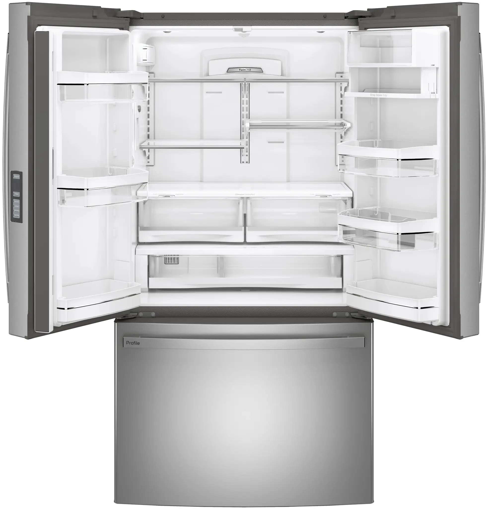 Ge Profile 23 Series Stainless Steel Bottom Freezer Refrigerator Ge Profile 23 Series Stainless Steel Bottom Freezer Refrigerator