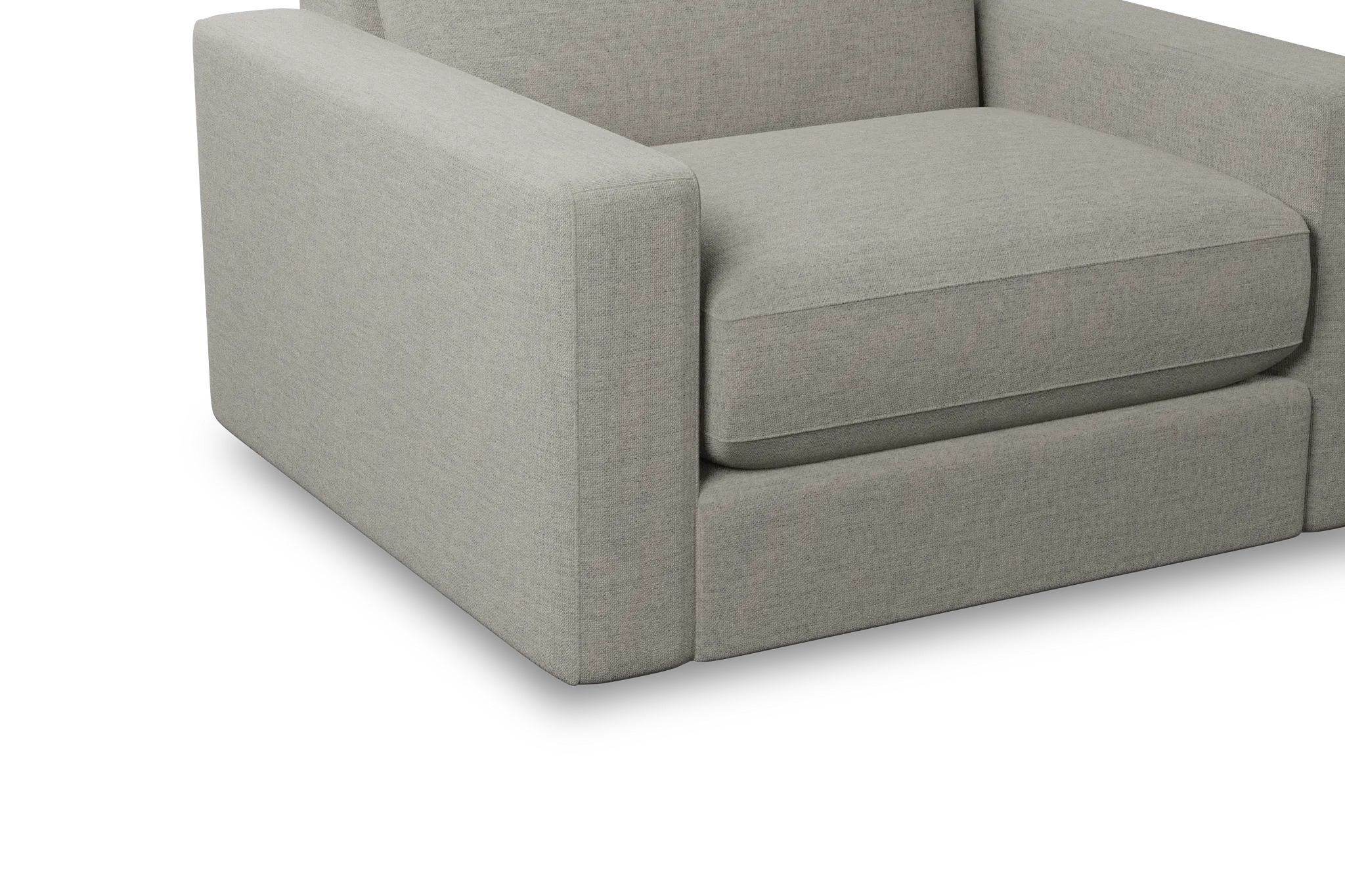 Edgewater Maguire Pewter Swivel Chair