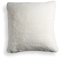 Yakety Yak White 22" Square Accent Pillow
