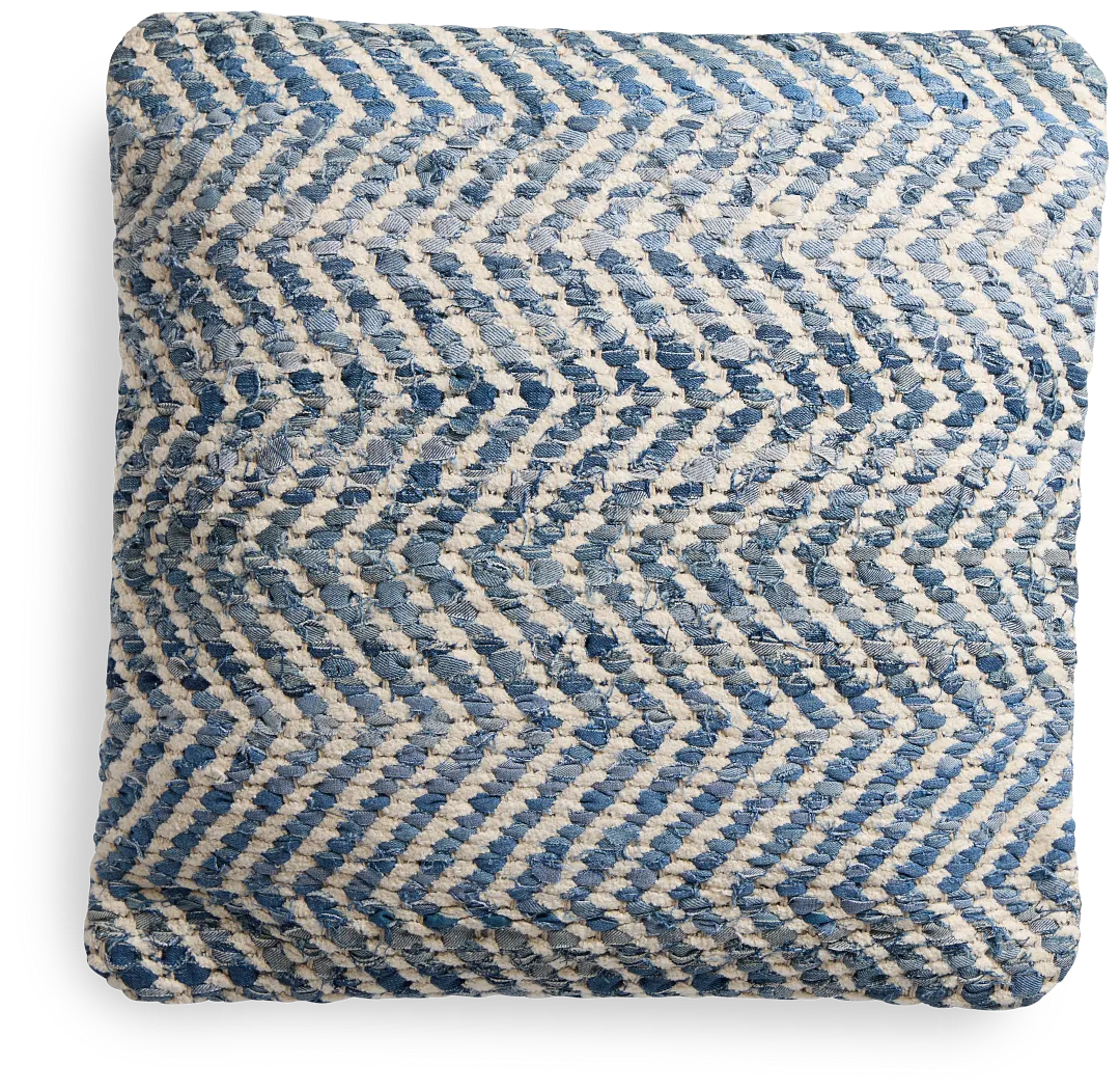 Sandy Blue Accent Pillow