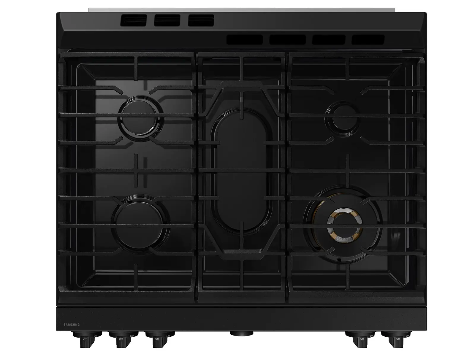Samsung Bespoke Series Black Gas Range Samsung Bespoke Series Black Gas Range