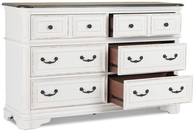 Wilmington Two-tone 6-drawer Dresser (2)