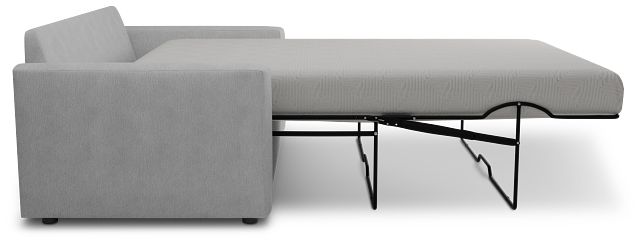 Siesta Revenue White Fabric Memory Foam Sleeper