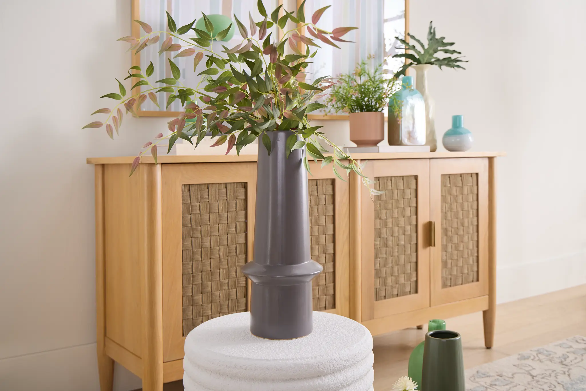 Tesni Gray Vase Tesni Gray Vase