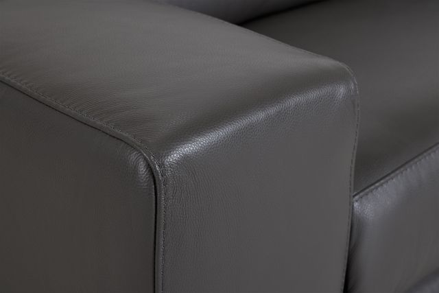 Dante Gray Leather Power Reclining Sofa (6)