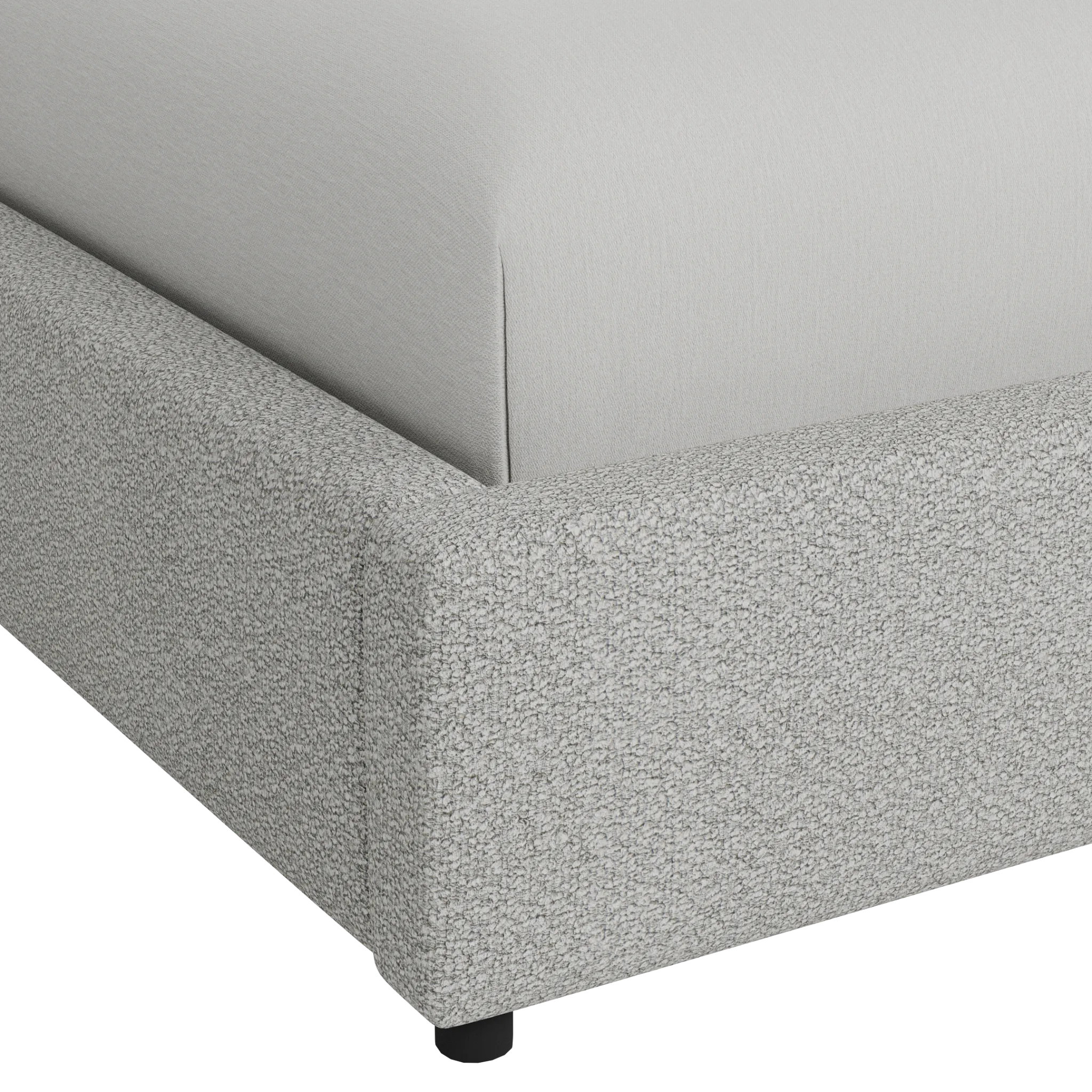 Grayton Sutton 44" Upholstered Platform Bed