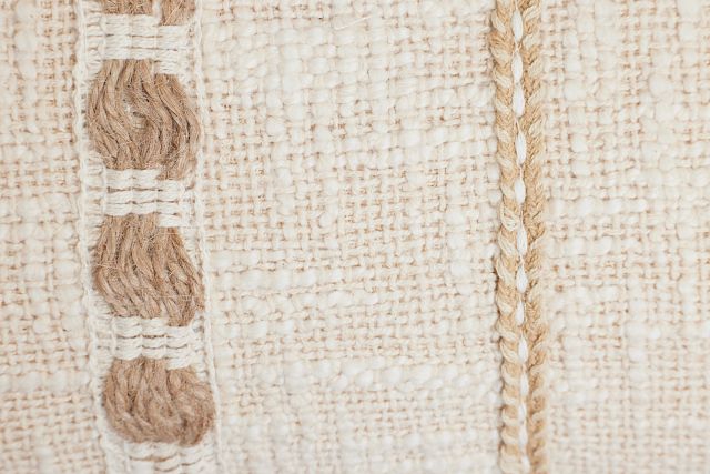 Lagani Ivory Square Accent Pillow