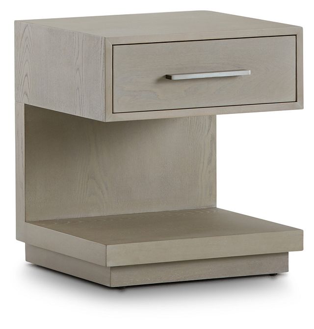 Destination Light Tone Drawer Nightstand