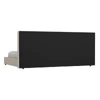 Grayton Gellar Brown 54" Upholstered Platform Bed