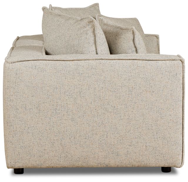 Tatum Beige Fabric 2-piece Modular Sofa