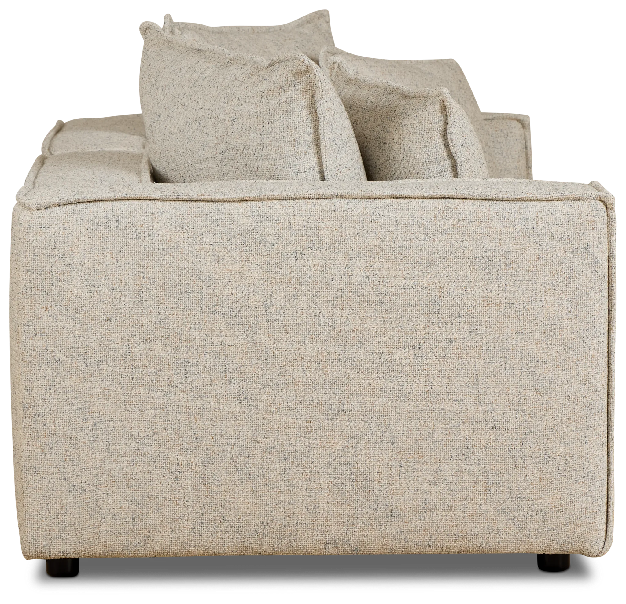 Tatum Beige Fabric 2-piece Modular Sofa