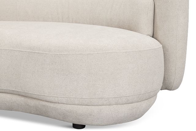 Presley Light Gray Fabric 3-piece Modular Sectional