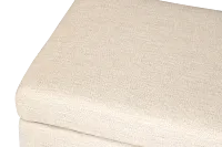 Maxwell Light Gray Fabric Cocktail Ottoman