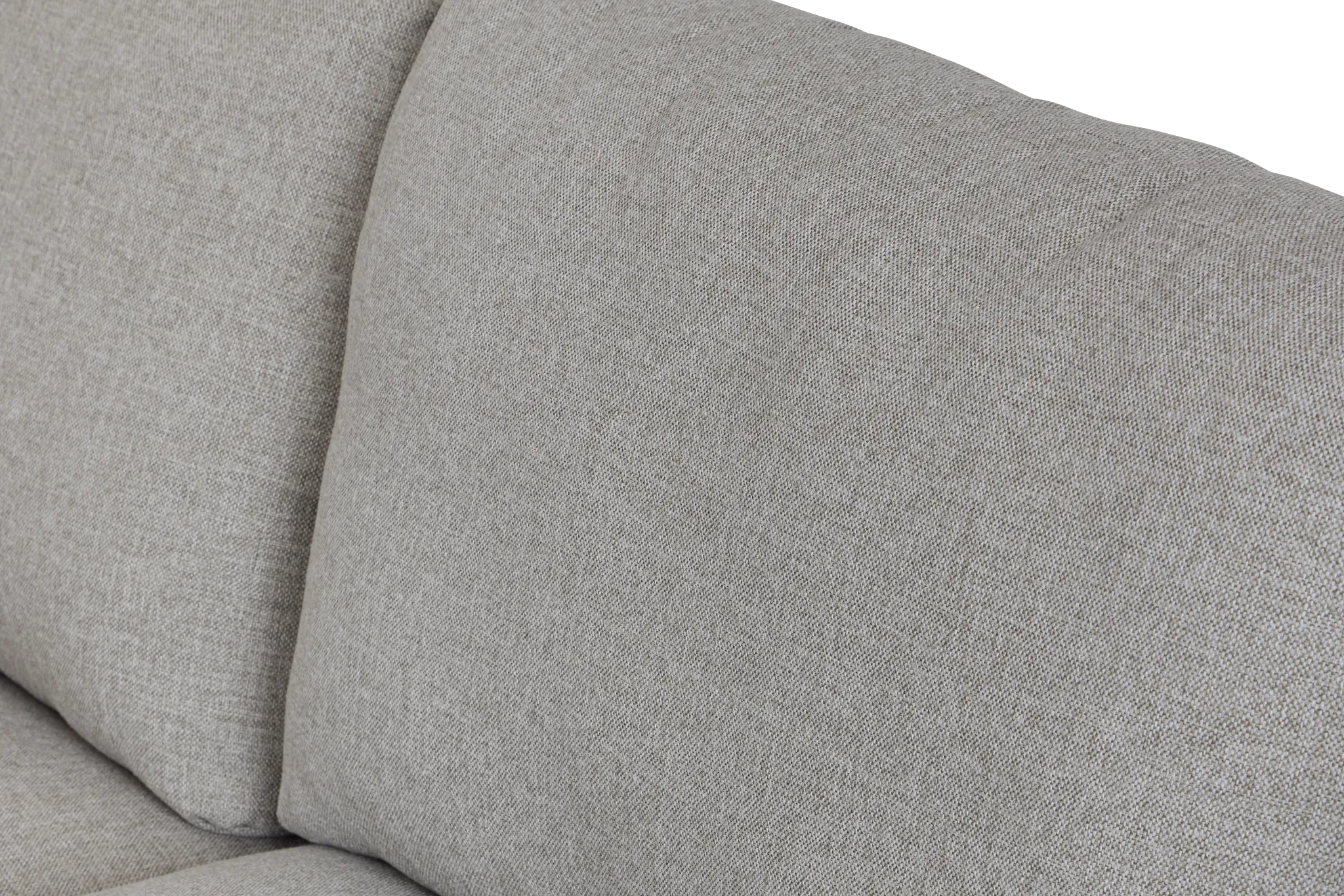 Noah Khaki Fabric Small Two-arm Sectional