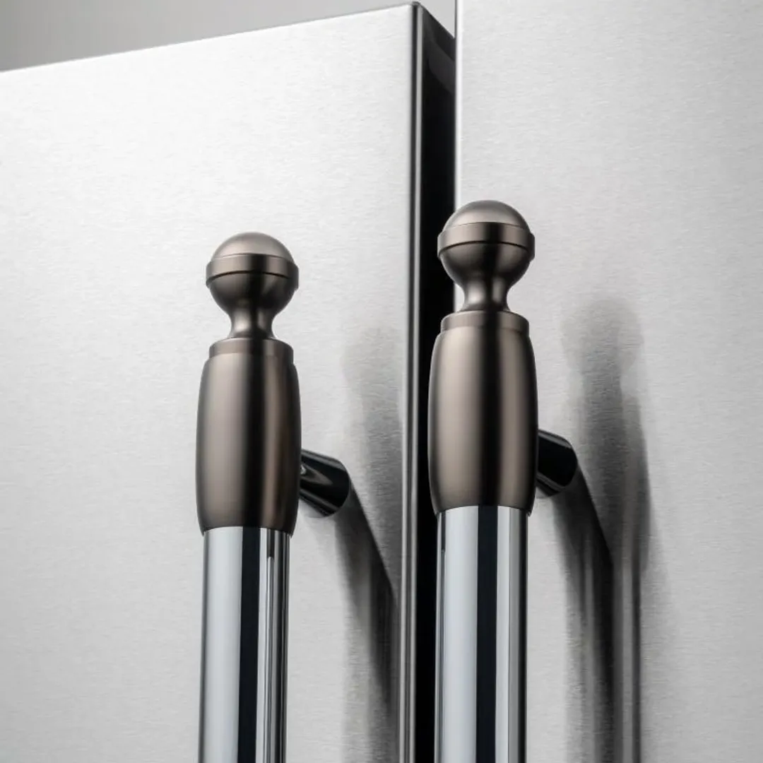 Bertazzoni Decor Black Set Of 2 Handle Kit