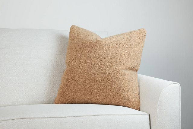 Henley Taupe 22" Accent Pillow