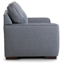 Austin Blue Fabric Innerspring Sleeper