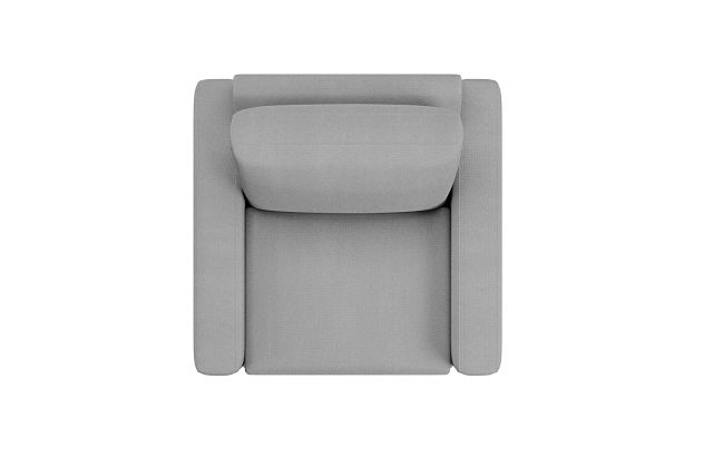 Edgewater Delray Light Gray Swivel Chair