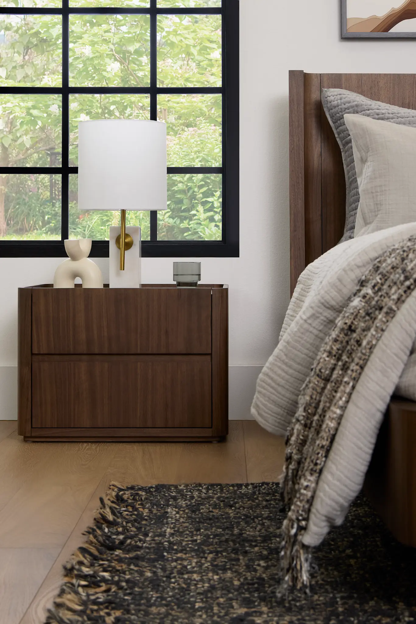 Nomad Mid Tone 2-drawer Nightstand Nomad Mid Tone 2-drawer Nightstand