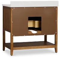 Alden Mid Tone 36" Single Bathroom Vanity