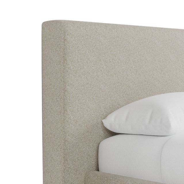Grayton Gellar Green 44" Upholstered Platform Bed