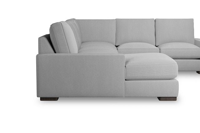 Edgewater Delray Light Gray Medium Left Chaise Sectional