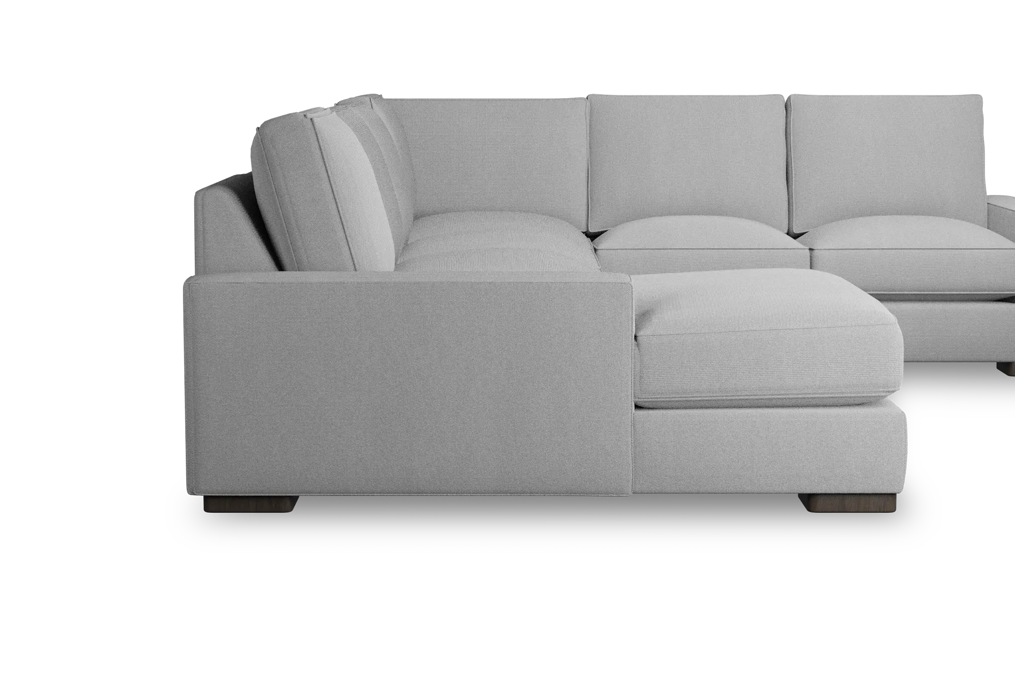 Edgewater Delray Light Gray Medium Left Chaise Sectional Edgewater Delray Light Gray Medium Left Chaise Sectional