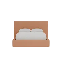 Grayton Sutton Orange 44" Upholstered Platform Bed