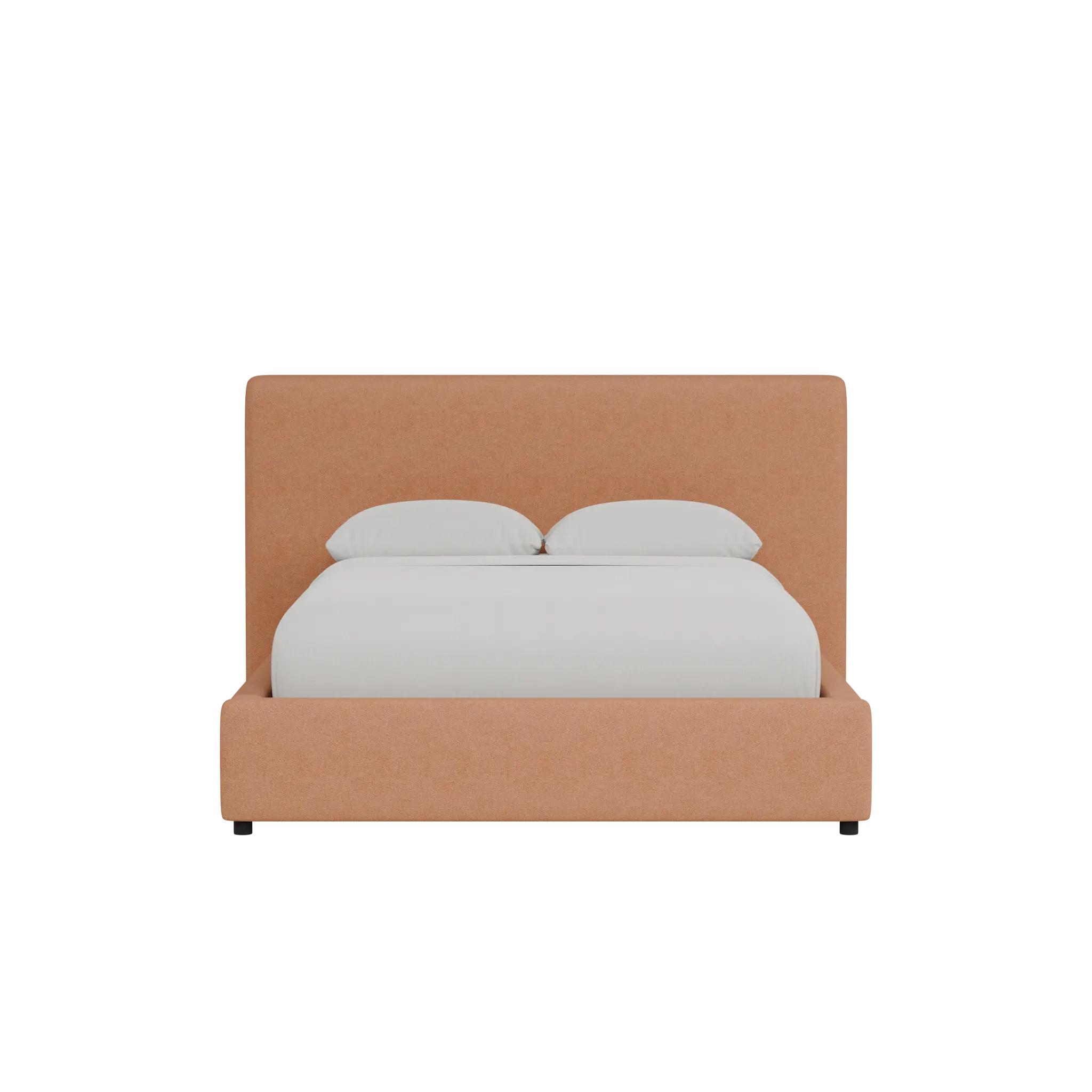 Grayton Sutton Orange 44" Upholstered Platform Bed Grayton Sutton Orange 44" Upholstered Platform Bed