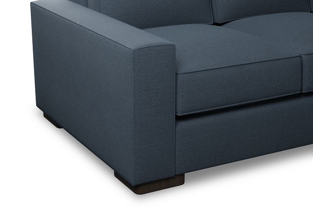 Edgewater Haven Blue 84" Sofa W/ 3 Cushions