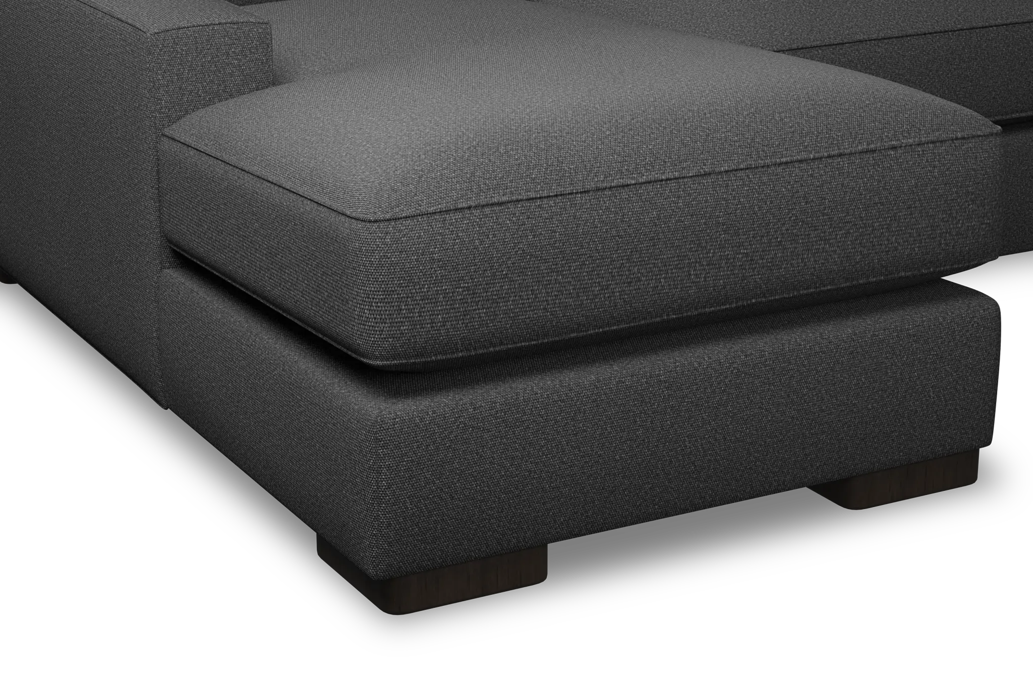 Edgewater Delray Dark Gray Left Chaise Sectional Edgewater Delray Dark Gray Left Chaise Sectional