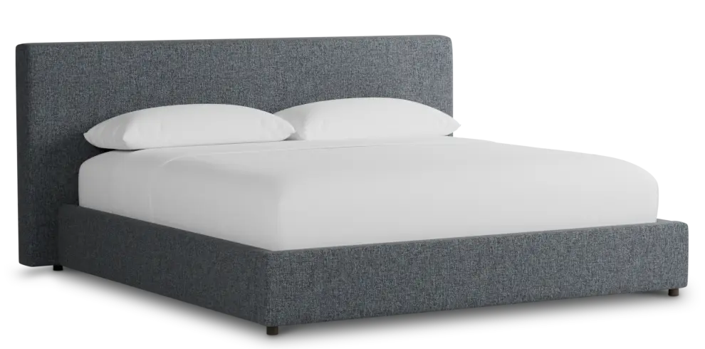 Gayton Elavation Gray 44" Upholstered Platform Bed Gayton Elavation Gray 44" Upholstered Platform Bed