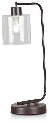 Maxwell Black Metal Table Lamp