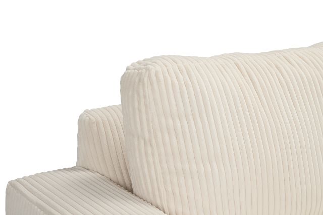Charlie Ivory Fabric Sofa