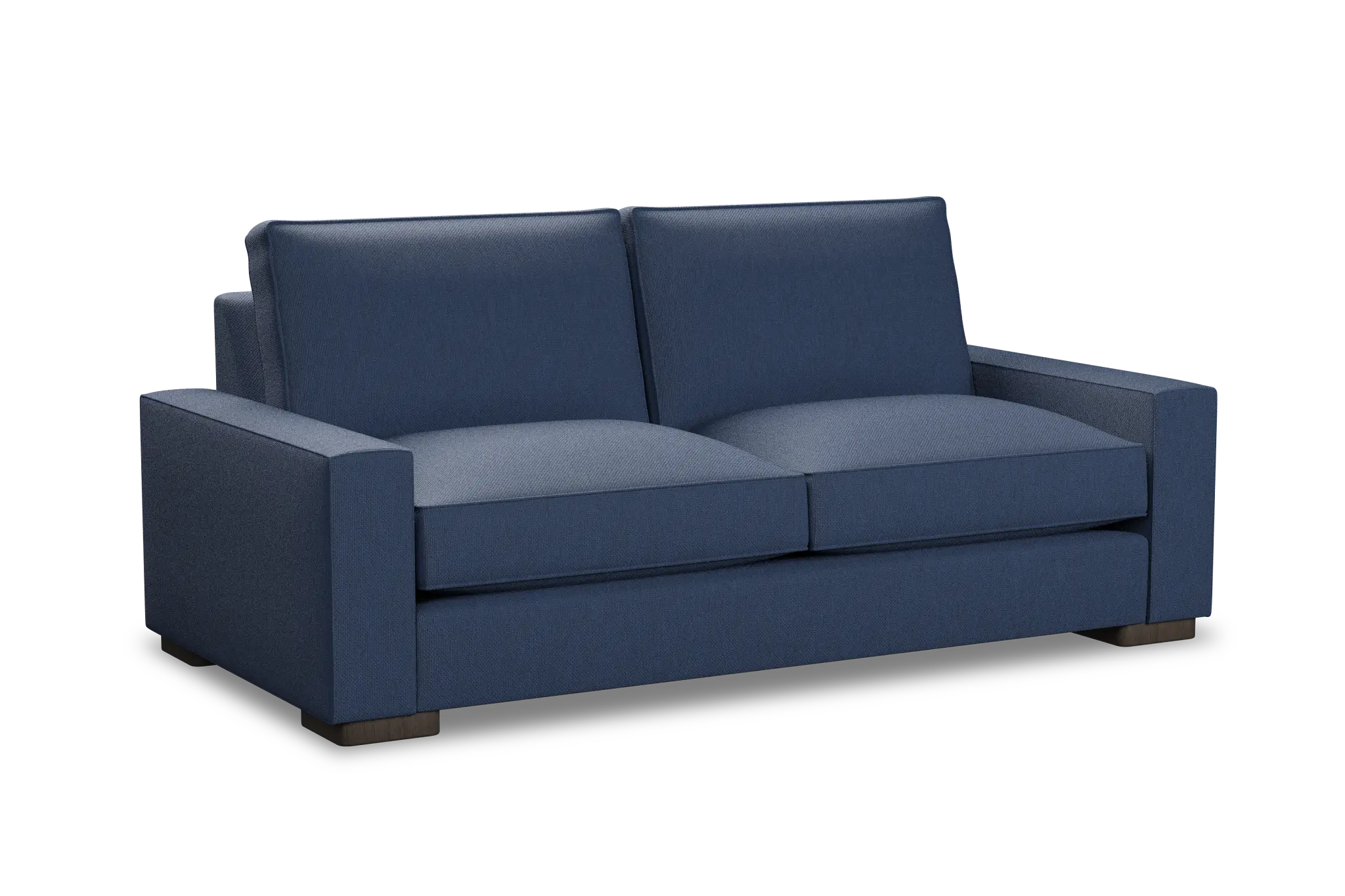 Edgewater Revenue Dark Blue 84" Sofa W/ 2 Cushions Edgewater Revenue Dark Blue 84" Sofa W/ 2 Cushions