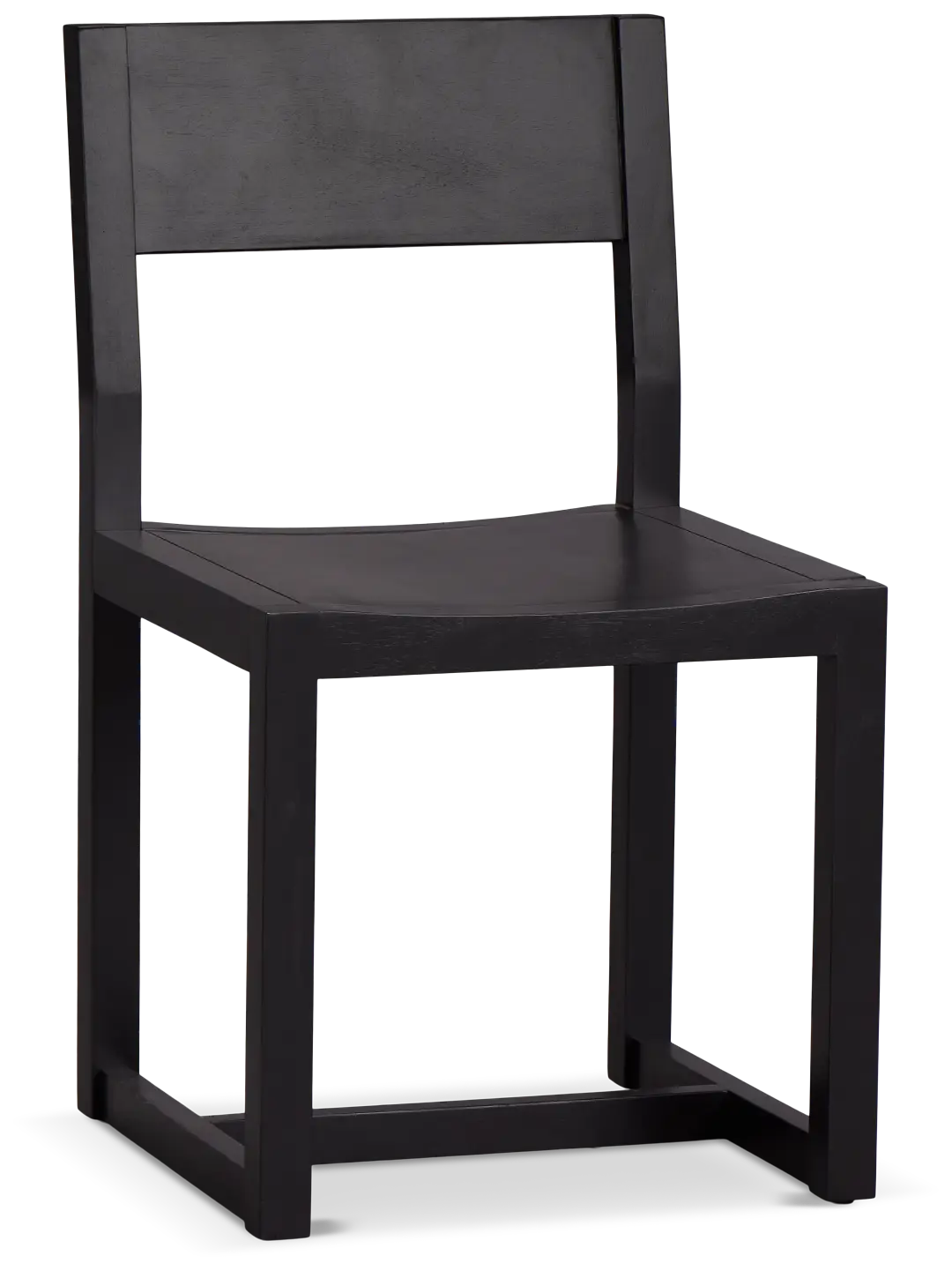 Denton Black Wood Side Chair Denton Black Wood Side Chair