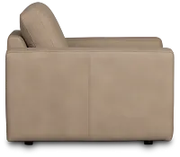 Kellan Taupe Leather Chair