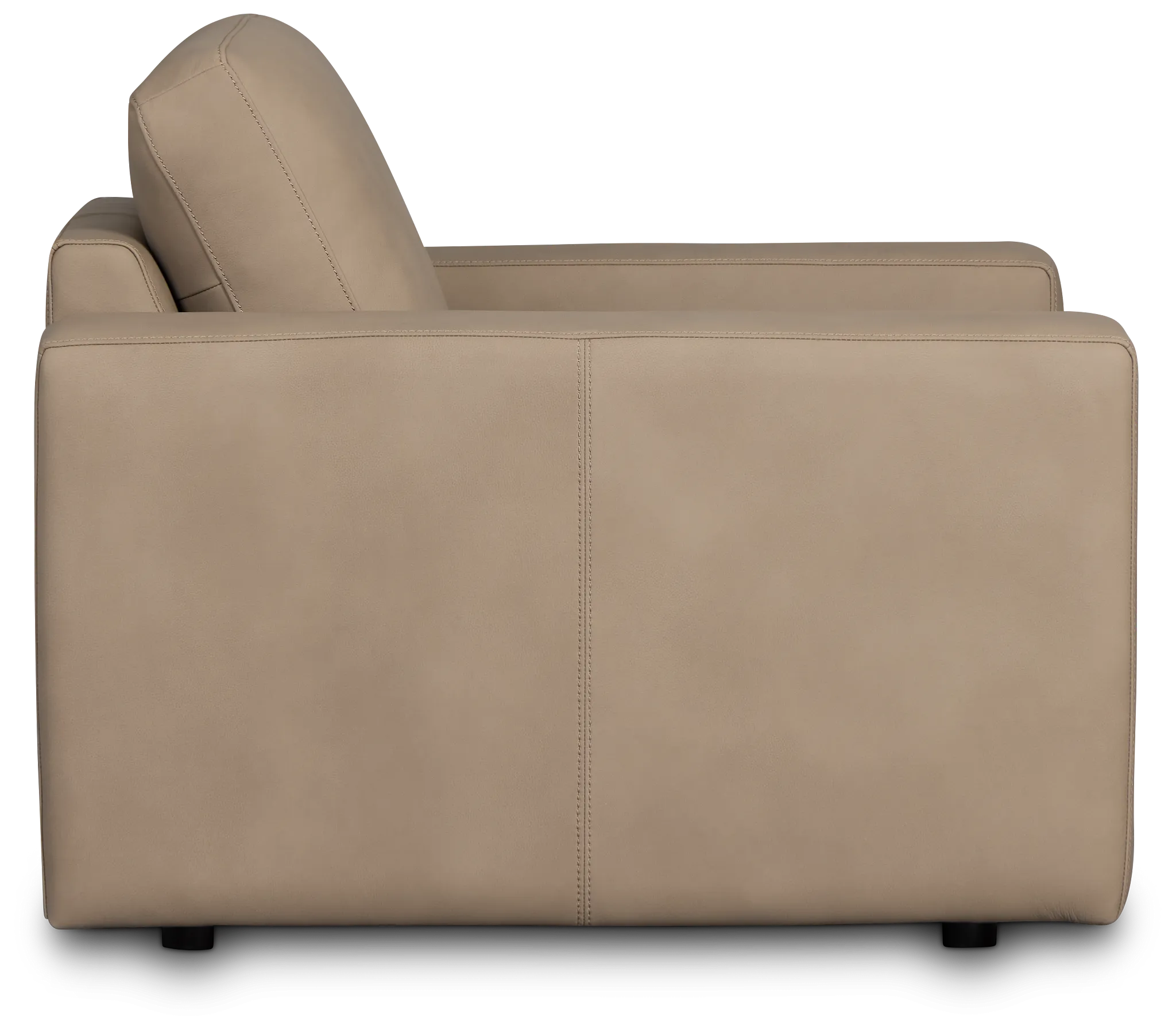 Kellan Taupe Leather Chair