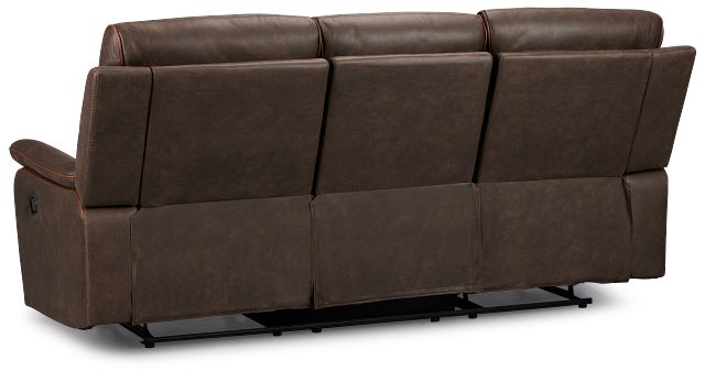 Grayson2 Brown Micro Reclining Sofa