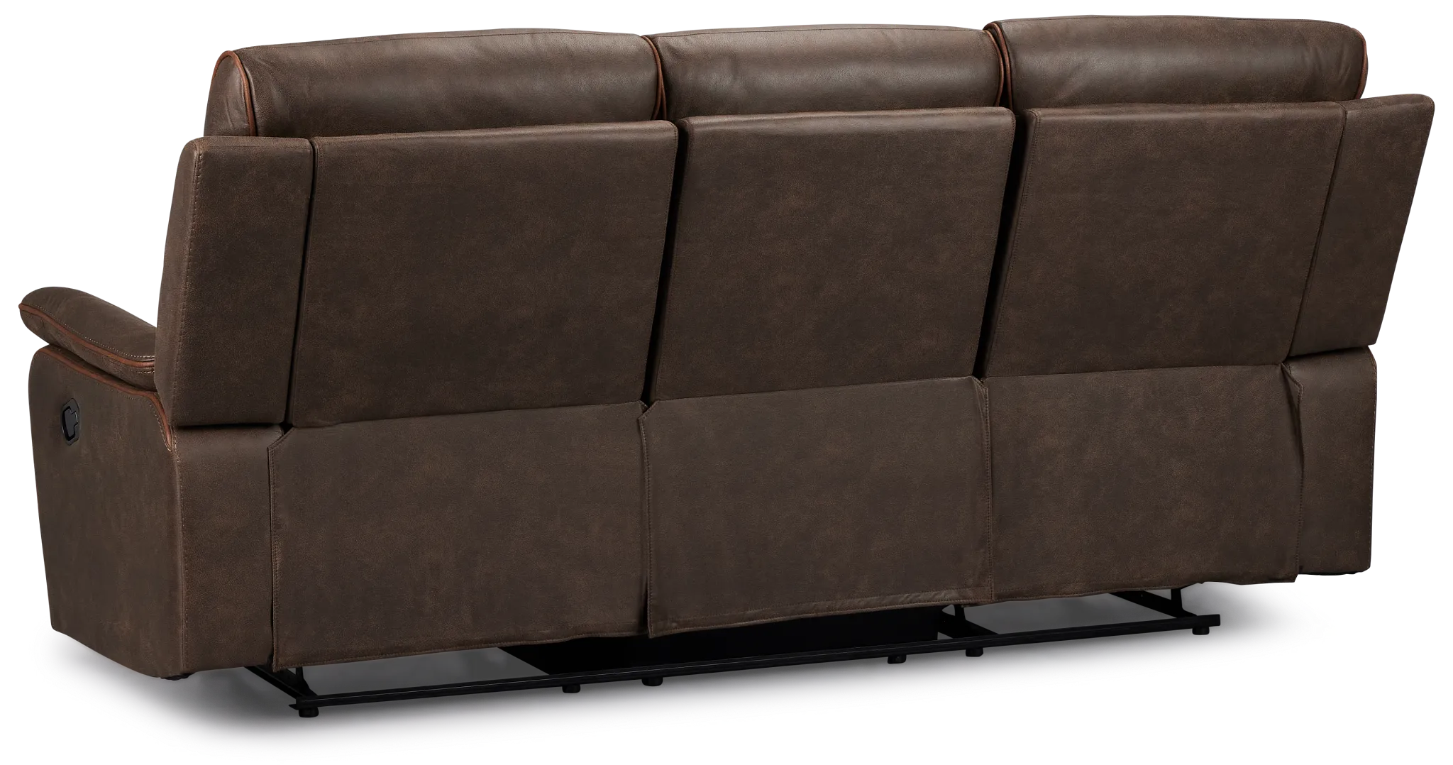 Grayson2 Brown Micro Reclining Sofa