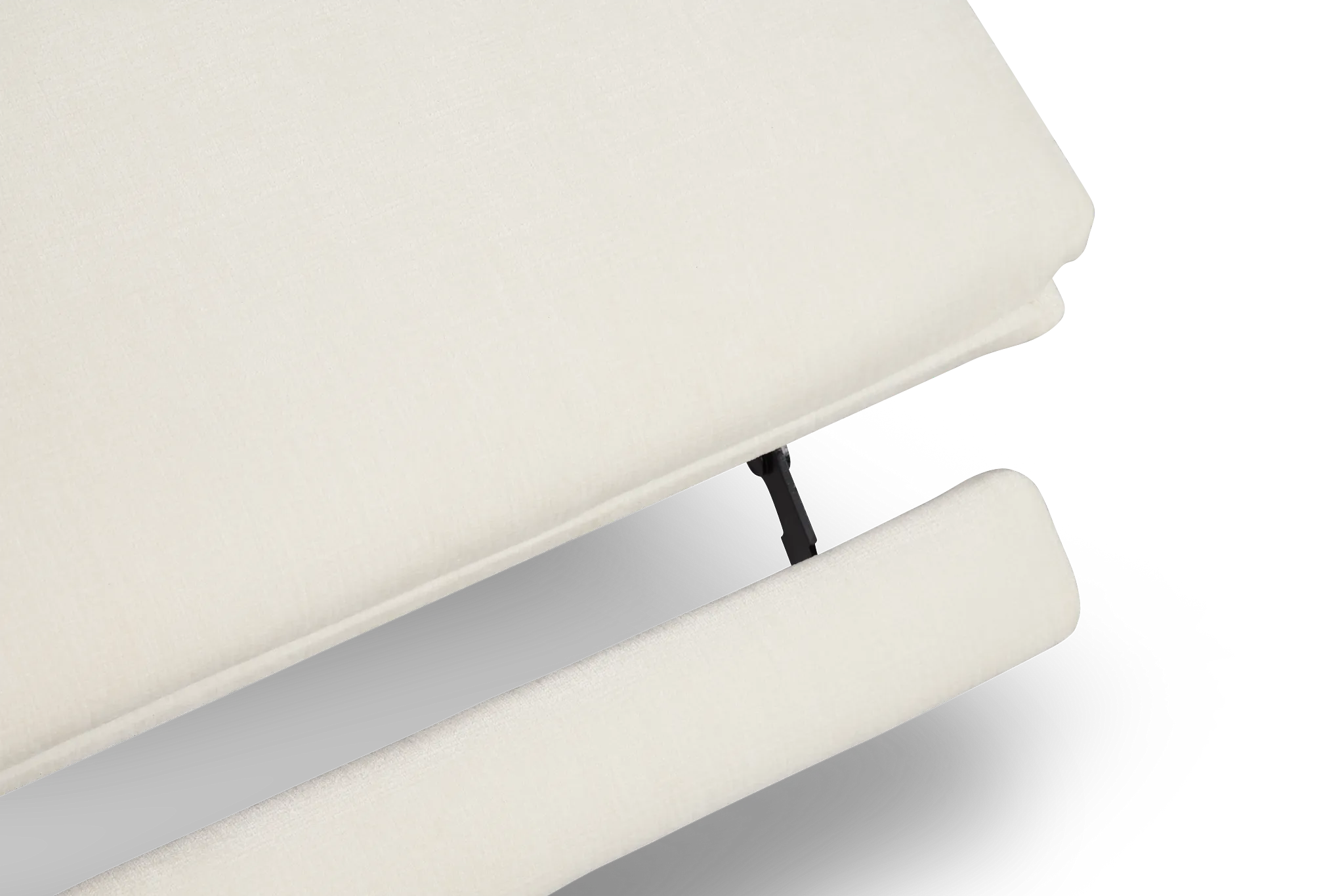 Zuri White Velvet Power Recliner With Power Headrest