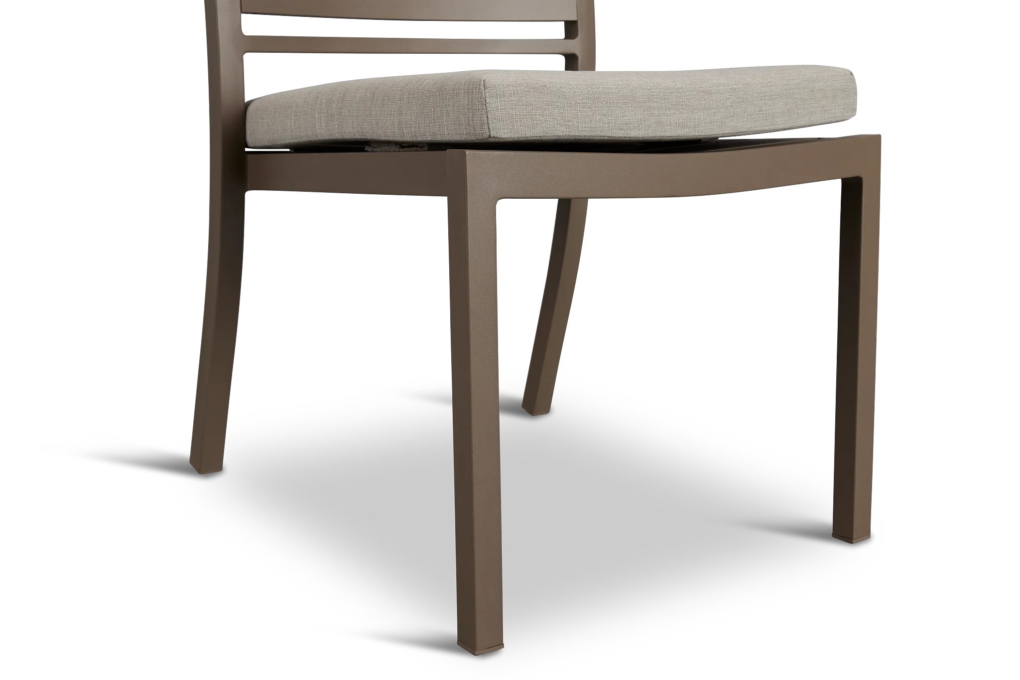 Raleigh Gray Aluminum Side Chair