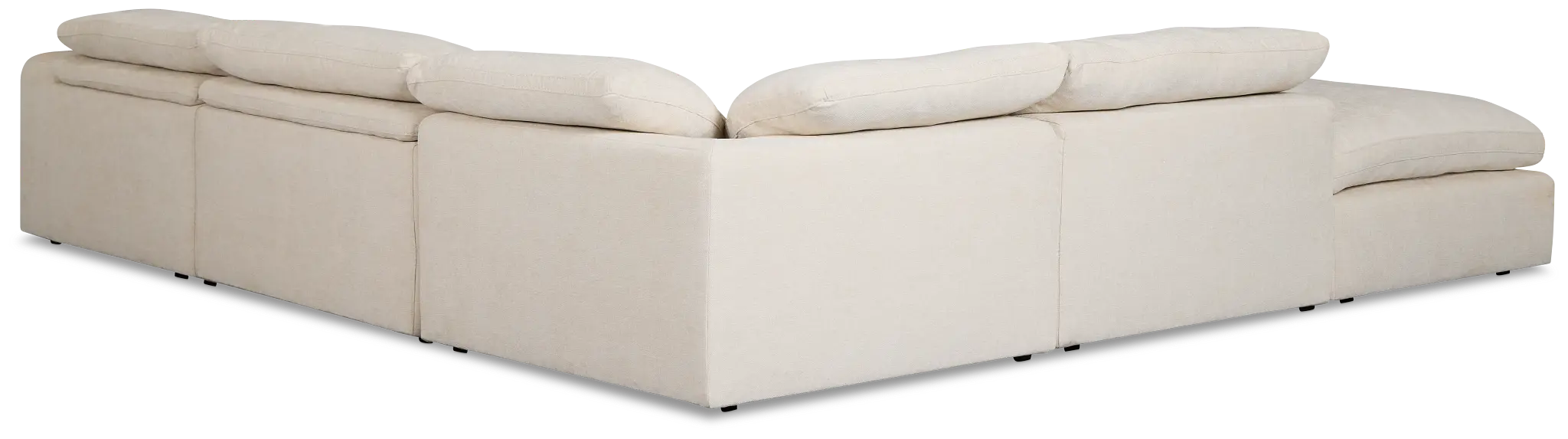 Drift Light Beige Fabric Medium Dual Power Left Bumper Sectional Drift Light Beige Fabric Medium Dual Power Left Bumper Sectional